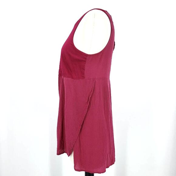 Madewell Womens Premium Womens Sunbask silk tank top Raspberry Red Size XS - Picture 3 of 6